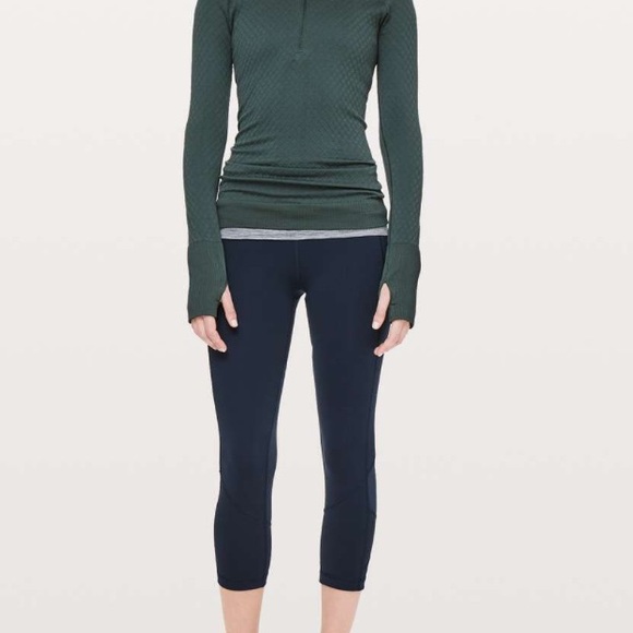 Lululemon Pace Rival Crop *Full-On Luxtreme 22" — Navy - Picture 4 of 12